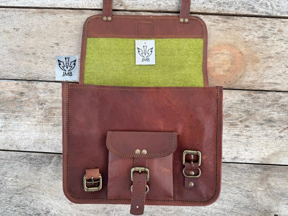 Goat Leather Motorcycle Saddle Bags Saddlebag Luggage Bag For Sportster