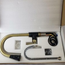 AKDY Kitchen Faucet ORB Black/PVD GOLD KF0013 1.8 GPM