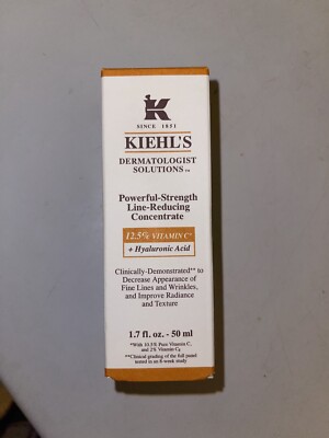 1 Pack Kiehl's Powerful Strength Line Reducing Concentrate  1.7oz