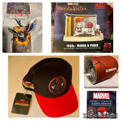 Marvel Bundle Of 5 - Spider-Man WandaVision Captain America Deadpool Wolverine