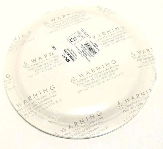 Plato de cena de papel brillante a lunares arco iris huevo de Pascua Spritz de 10 quilates 9" Foto 2 de 2