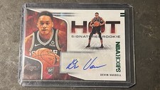 2020-21 DEVIN VASSELL HOOPS GREEN HOT SIGNATURES RC AUTOGRAPH ROOKIE AUTO 