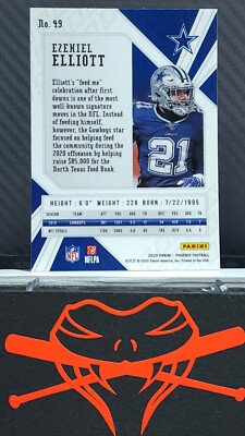 Ezekiel Elliott 2020 Phoenix #49 - Cowboys | eBay