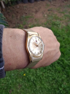 RADO WORLD TRAVEL 30 JEWELS AUTOMATIC GOLD PLATED ALL ORIGINAL