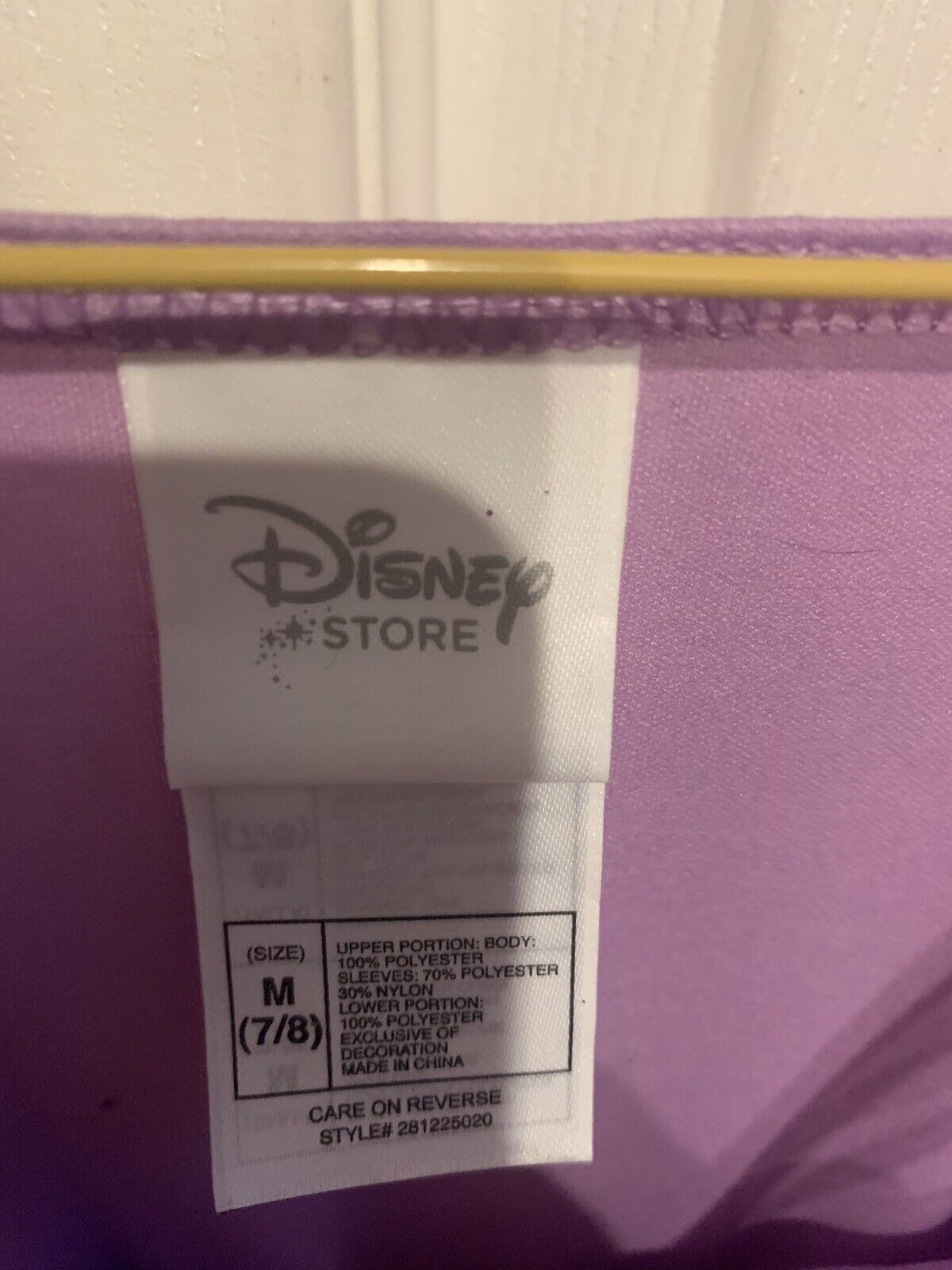 Disney Store Rapunzel Costume Purple Dress Tangle… - image 4