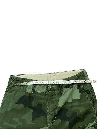 GAP Boys Camo Ranger Cargo Shorts Size 12 Huksy Green Cotton 11" Inseam Outdoor - Picture 10 of 14