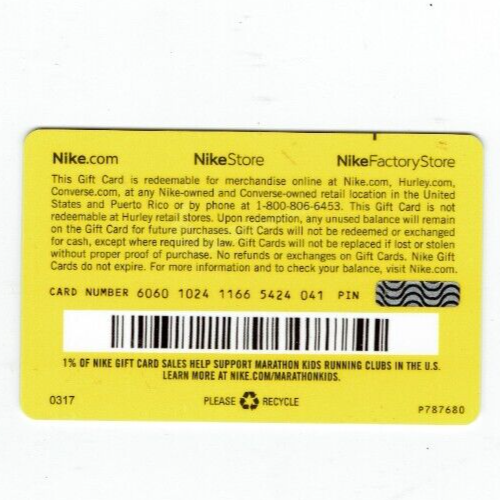 Nike Factory Store Gift Card Card Balance Can I Use Nike Gift Card