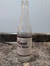 Vtg Howels Root Beer ACL Soda Pop Bottle Madison Wisconsin 