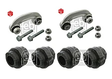 FEBI Link Stabilizer Front + Anti-Roll Bar Bushing Kit For AUDI VW A4 A6 94-08