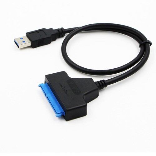 HDD SSD USB 3.0 To SATA Adapter Cable Hard Disk Driver 22 Pin Converter - Afbeelding 8 van 12