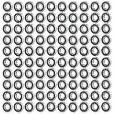 100PC Premium 697 2RS ABEC1 Rubber Sealed Deep Groove Ball Bearing 7 x 17 x 5mm