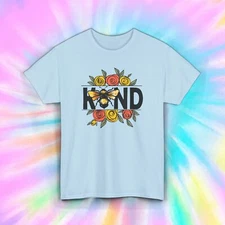 Be Kind T-Shirt | Floral Bee Kind Graphic Tee | Inspirational Shirt S-5XL