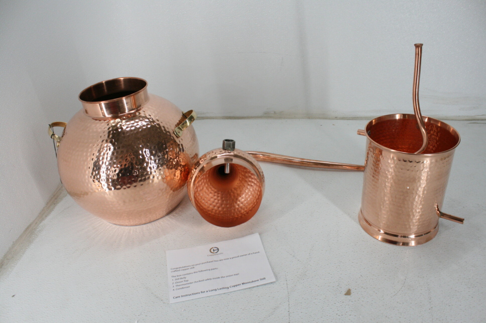 SEE NOTE Copperholic 5 Gal Pure Copper Alembic Still Whiskey Moonshine Essential