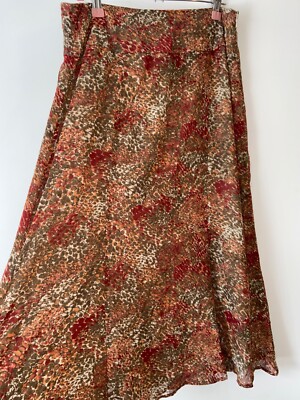 Bohemian Rock Gr. 12 Midi Boho Gypsy Vintage Retro Bauer Smart Abend Arbeit 