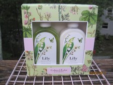CRABTREE EVELYN LILY SHOWER GEL BODY LOTION 8.5 oz EACH NEW IN GIFT BOX