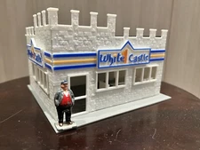 O Scale Modern White Castle w/ Interior