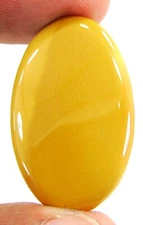 30.30 Ct Natural Yellow Mookaite Jasper Loose Gemstone Cabochon Wire Wrap- 23797