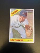 1966 TOPPS BASEBALL #378 DICK TRACEWSKI!! $1 SHIPPING!!