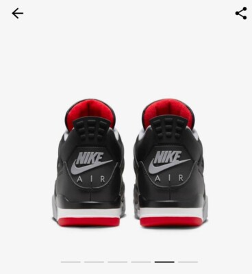 NIKE Air Jordan 4 Retro Bred Reimagined FV5029-006 Ready To Ship