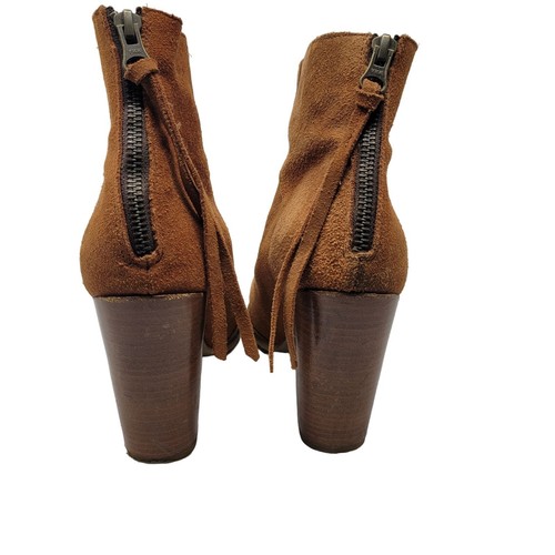 Sixtyseven Botines de Gamuza 41 Óxido Imitación Apilada Madera Tacón Grueso Botas España - Imagen 10 de 13
