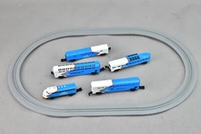 Micro Machines Stazione Ferroviaria Pista Treno Blu Play Set Parte Galoob Lines 1990