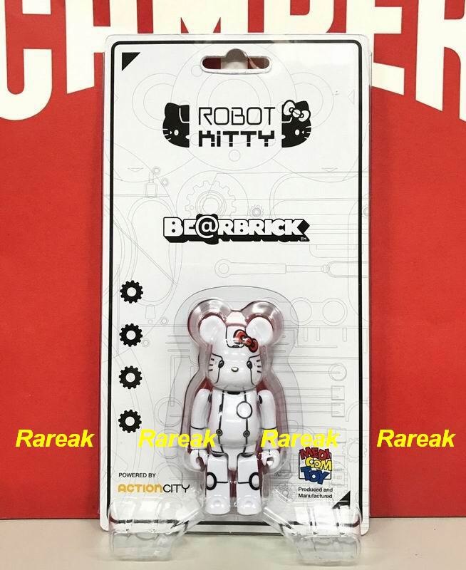 Medicom Bearbrick Robot Hello Kitty White Action City 100% Be 