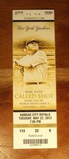 Jeff Frenchy Francoeur HR #124 Ticket 2012 Royals Yankees Babe Ruth Called Shot