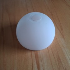 Lampenschirm Glasschirm Pendellampe weiss milchig Öffnung  3 cm