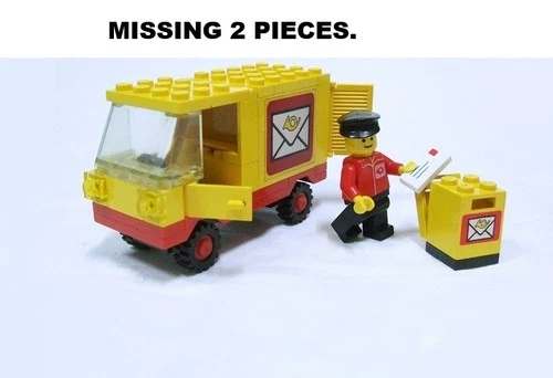 LEGO 6651 Post Office Van Mail Truck Postal Delivery + Instructions BB