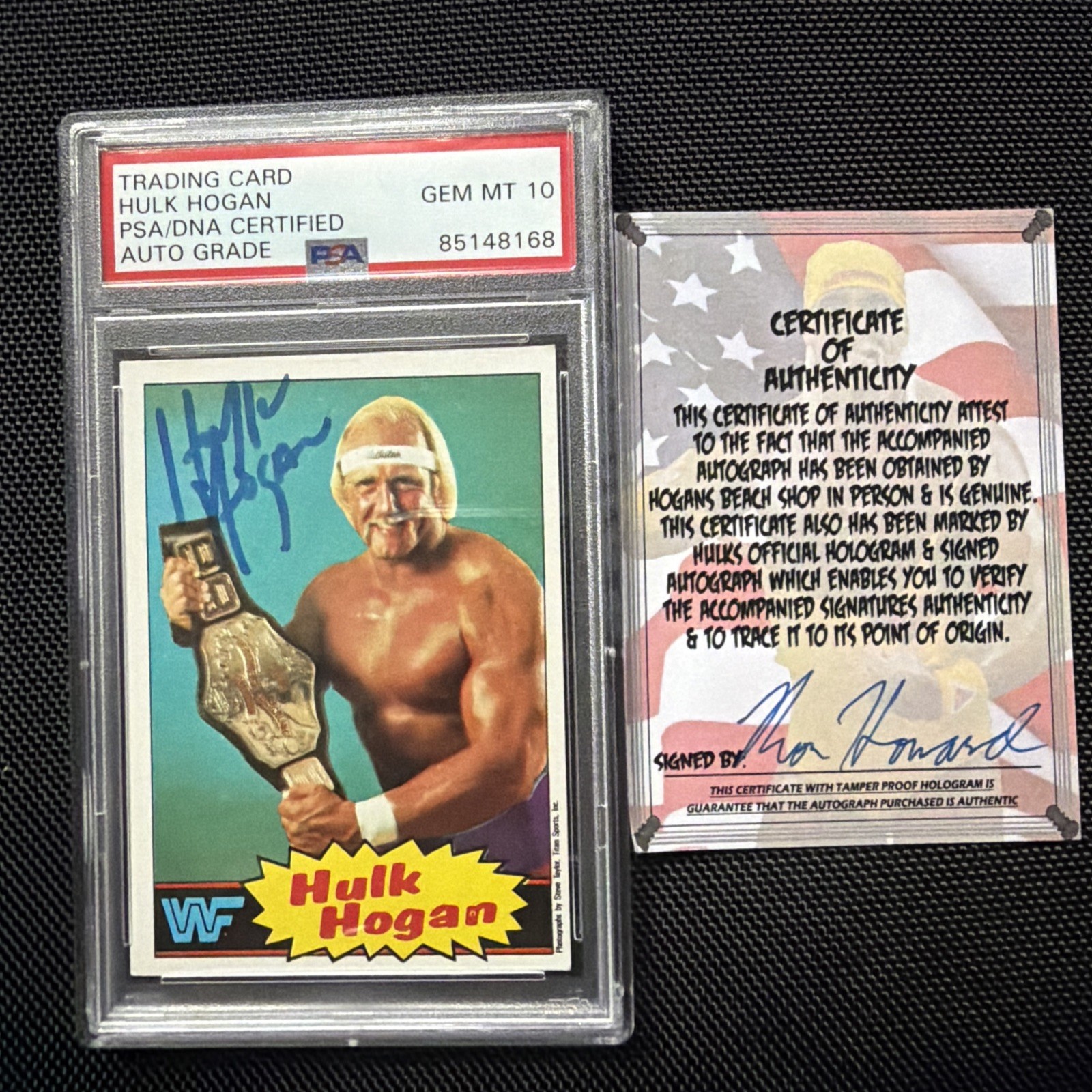 1985 Topps WWF - Hulk Hogan #16 view 2