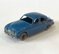 Vintage 1959-1961 Matchbox Lesney Blue Jaguar 3.4 Litre 65