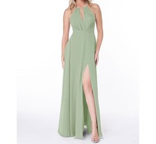 AZAZIE Evalleen bridesmaids dress in dusty sage sz 12