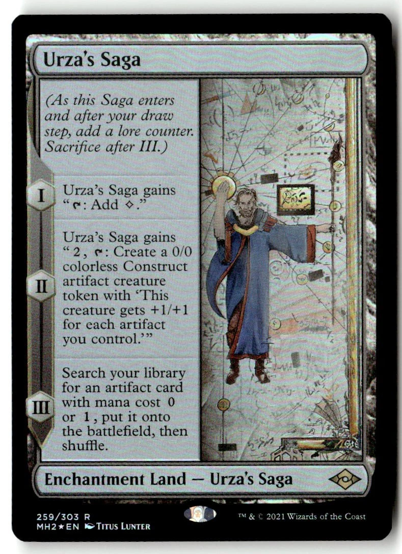 Land Foil Magic: The Gathering Trading Card Games Urza's Saga