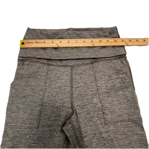 Leggings Offline By Aerie The Hugger Hi-Rise Plegables Acampanados Gris Talla M/Se Ajusta a S - Imagen 7 de 9
