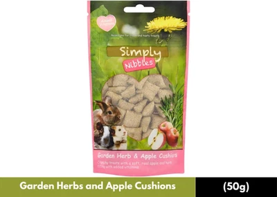 Rosewood Simply Nibbles Garden Herbs and Apple Cushions, (50G)