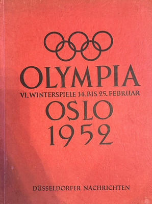 Olympia VI. Winterspiele Oslo 1952 14. 25. Februar   Düsseldorfer Nachrichten