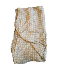Cloud Island Triangle Baby Swaddle Blanket Mint Green White Muslin Cotton Lovey