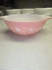 Pyrex Gooseberry Pink Cinderella Bowl 444 4 QT Vintage