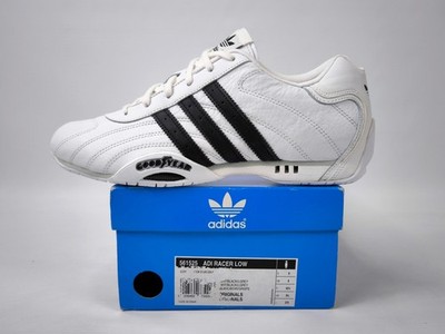 Adidas Adi Racer Low Shoes Size 43 1/3 / UK 9 from 2006 White / Black 561525