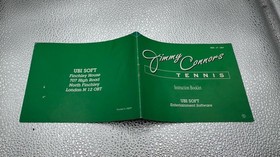 Jimmy Connors Tennis Nintendo NES con manuale raro retr&ograve; PAL #0533