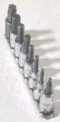 Challenger By Proto & Wright Tools 8 Pc. 3/8'' Drive Hex Bit Set USA MADE Lot.