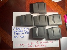 1 Ruger M77 Gunsite Scout Precision Rifle 308 Winchester Magazine 5 Rounds