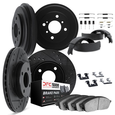 For Mercury Cougar 99-02 Brake Kit DFC PRO-KIT 5000+ Drilled & Slotted Front &