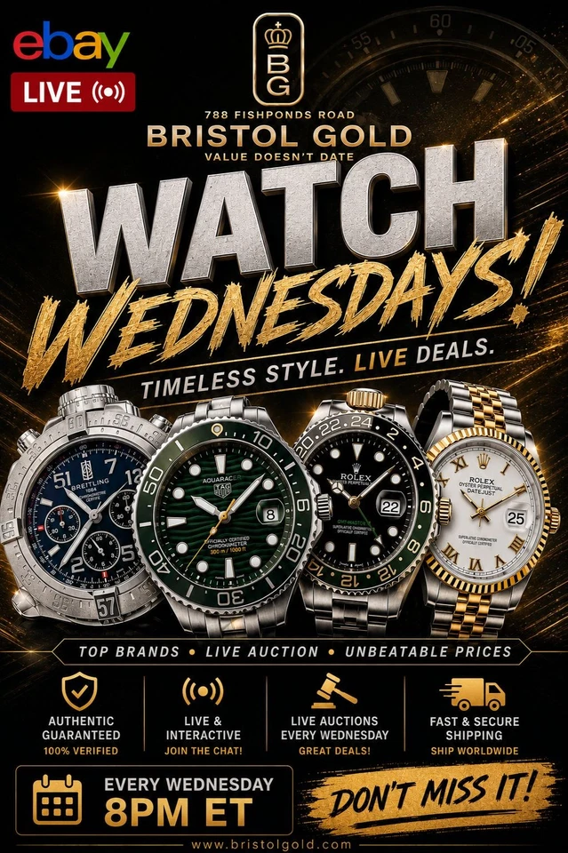 Bristol Gold Live! Watch Wednesdays 8PM, Price drops and £1 Starts