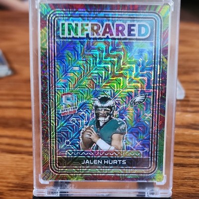Panini 2023 Spectra Jalen Hurts Infrared Meta Prizm #I-25 /25 Eagles