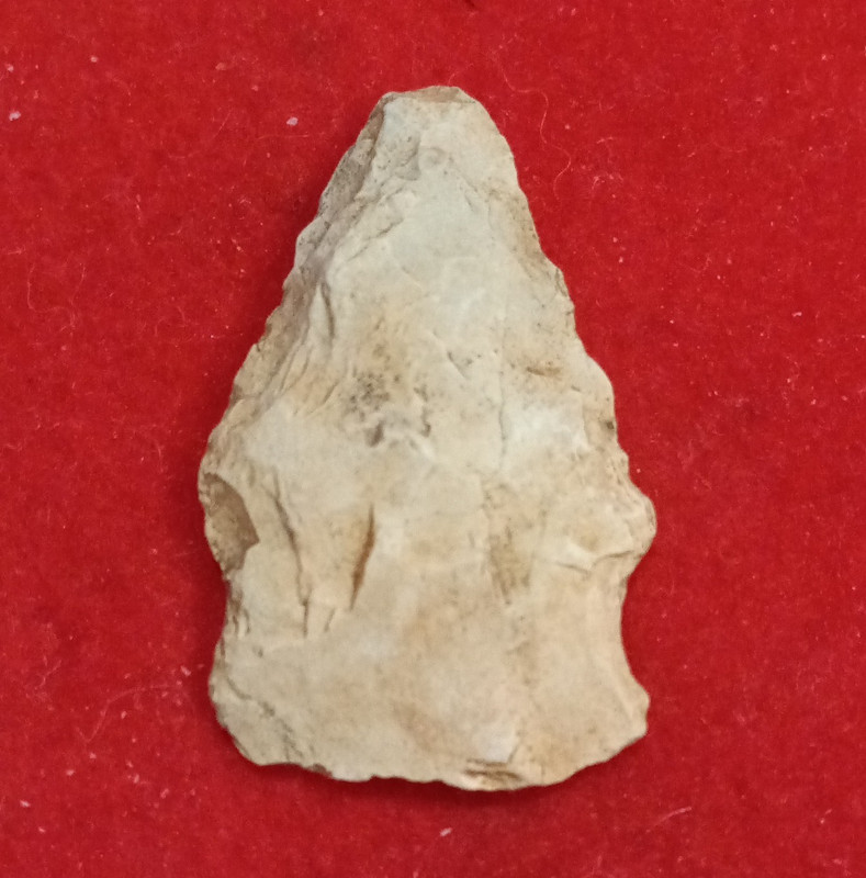 Medieval Stone Arrowhead Point, Beige - Bow Hunting Archery Arrowhead