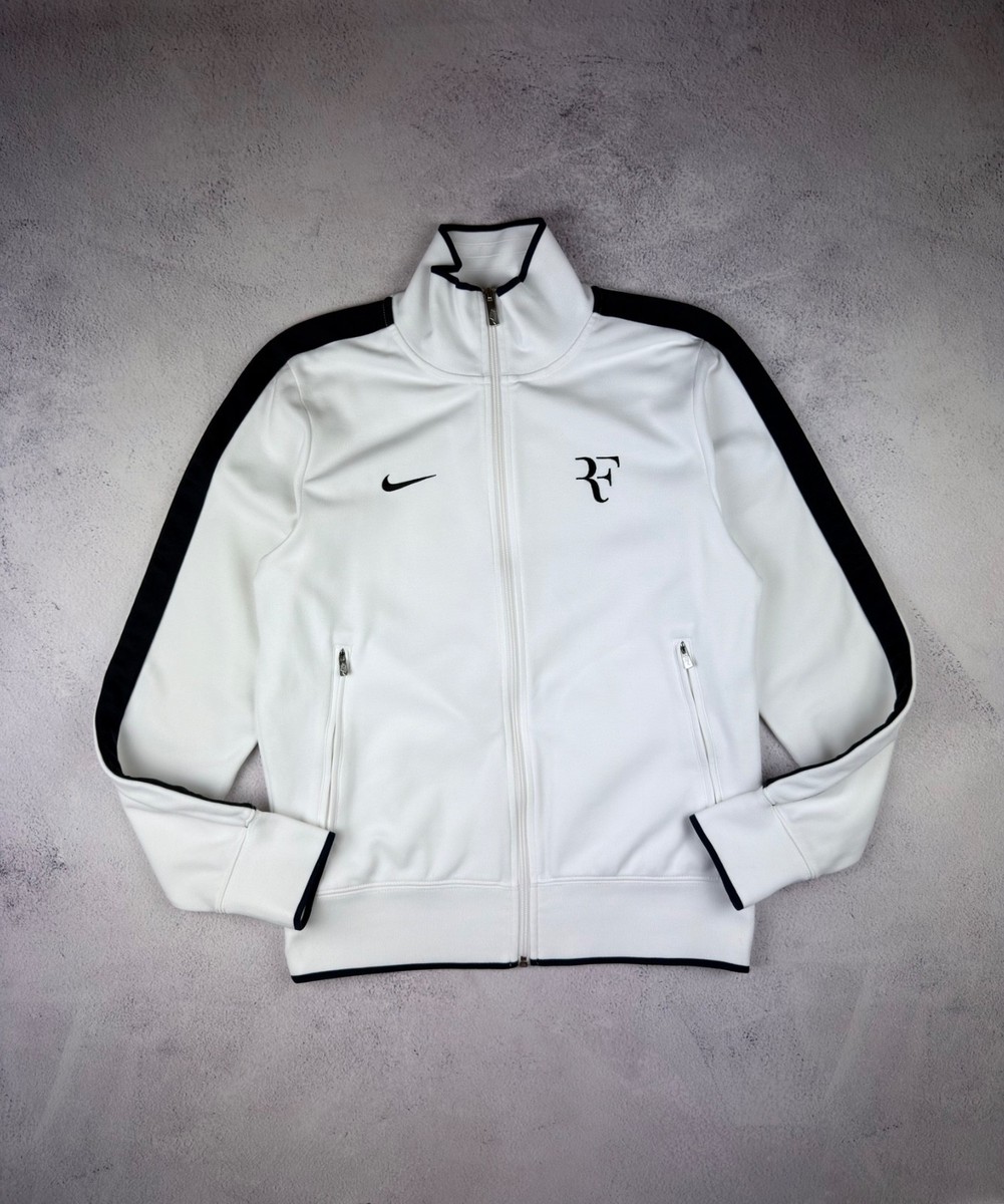 RF Roger Federer フェデラー トラックバックジャケットM RF ROGER FEDERER WHITE JACKET TRACK TOP NIKE DRI-FIT TENNIS Mens