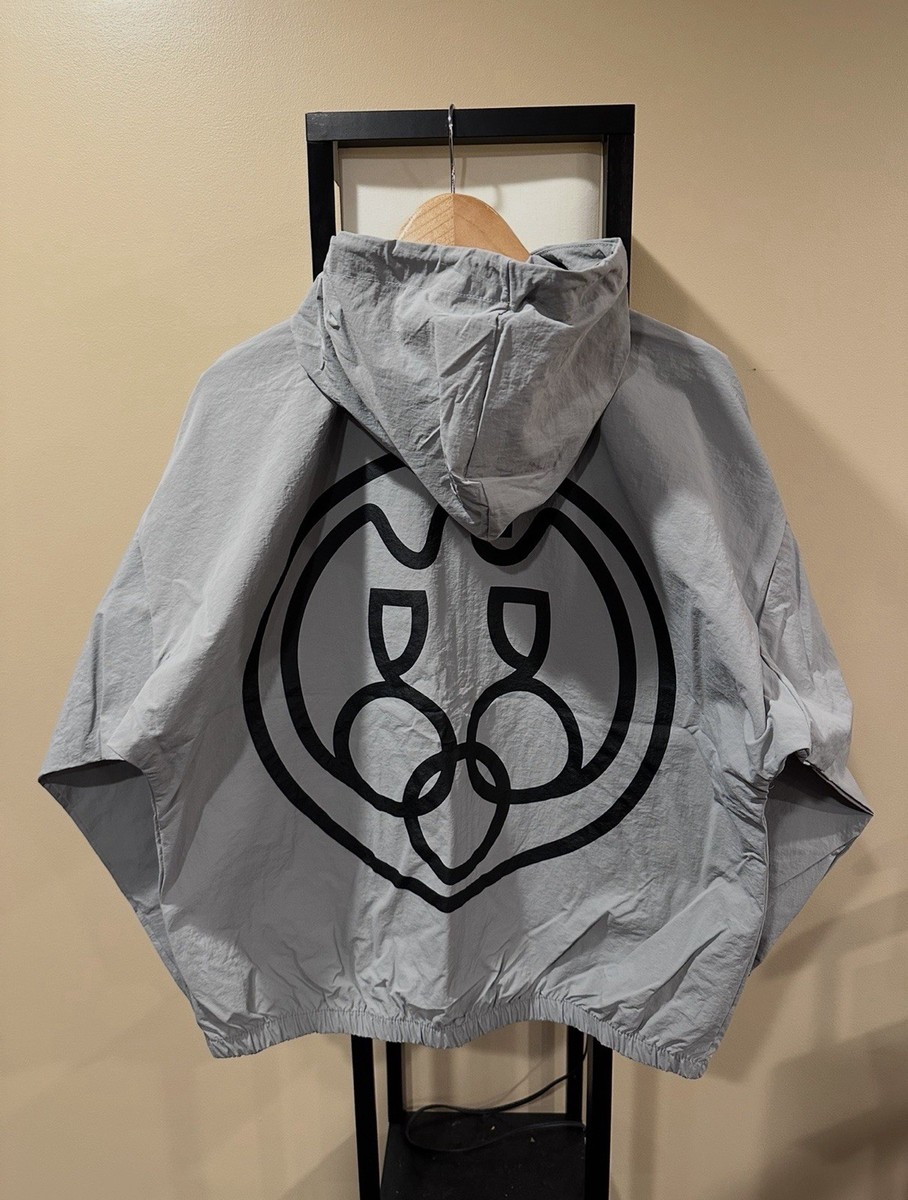 Yeezy WB-01 04 Logo Gray Windbreaker Nylon Zip Jacket | eBay