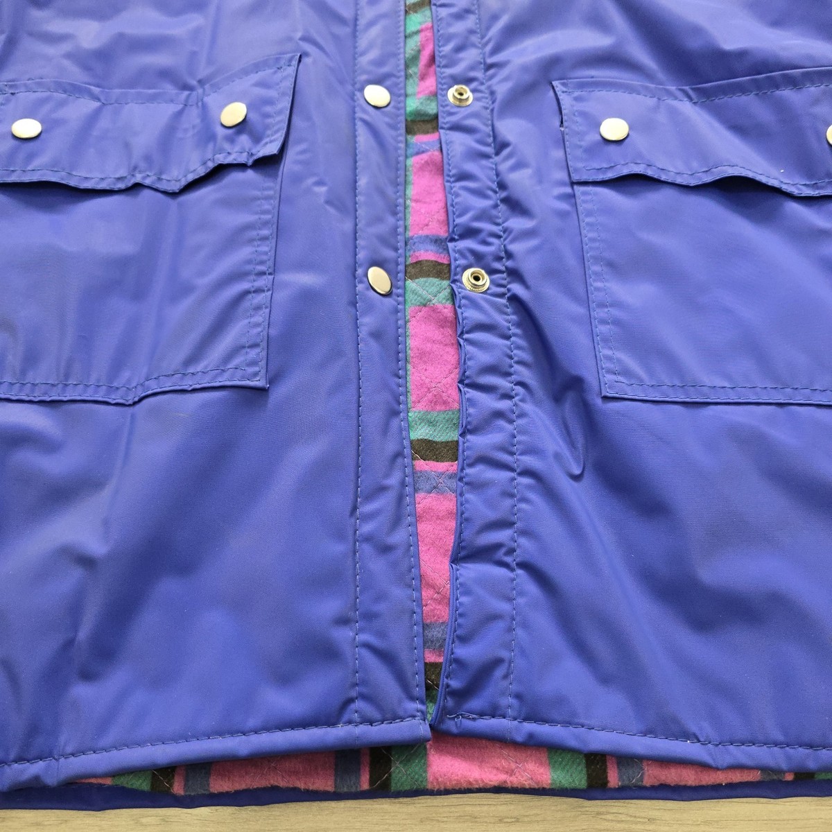 Rainskins Rain Jacket VTG Womens Waterproof Button Up Medium