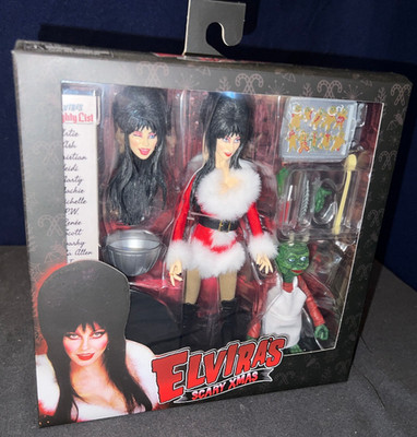 Elvira's Scary XMAS NECA Mistress of the Dark NEW
